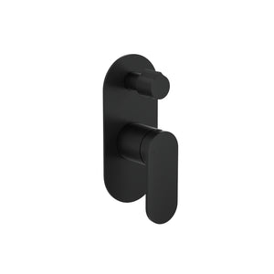 LINSOL CAPO 1-PLATE WALL MIXER WITH DIVERTER 170MM MATTE BLACK