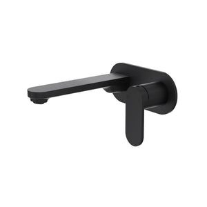 LINSOL CAPO 1-PLATE WALL BASIN / BATH MIXER 175MM MATTE BLACK