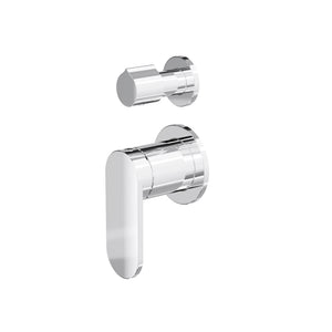 LINSOL CAPO 2-PLATE WALL MIXER WITH DIVERTER CHROME