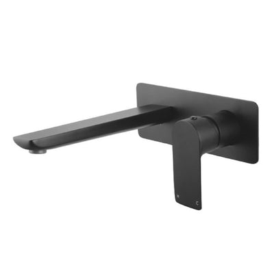 NORICO VOG WALL MIXER WITH SPOUT 200MM GUN METAL GREY