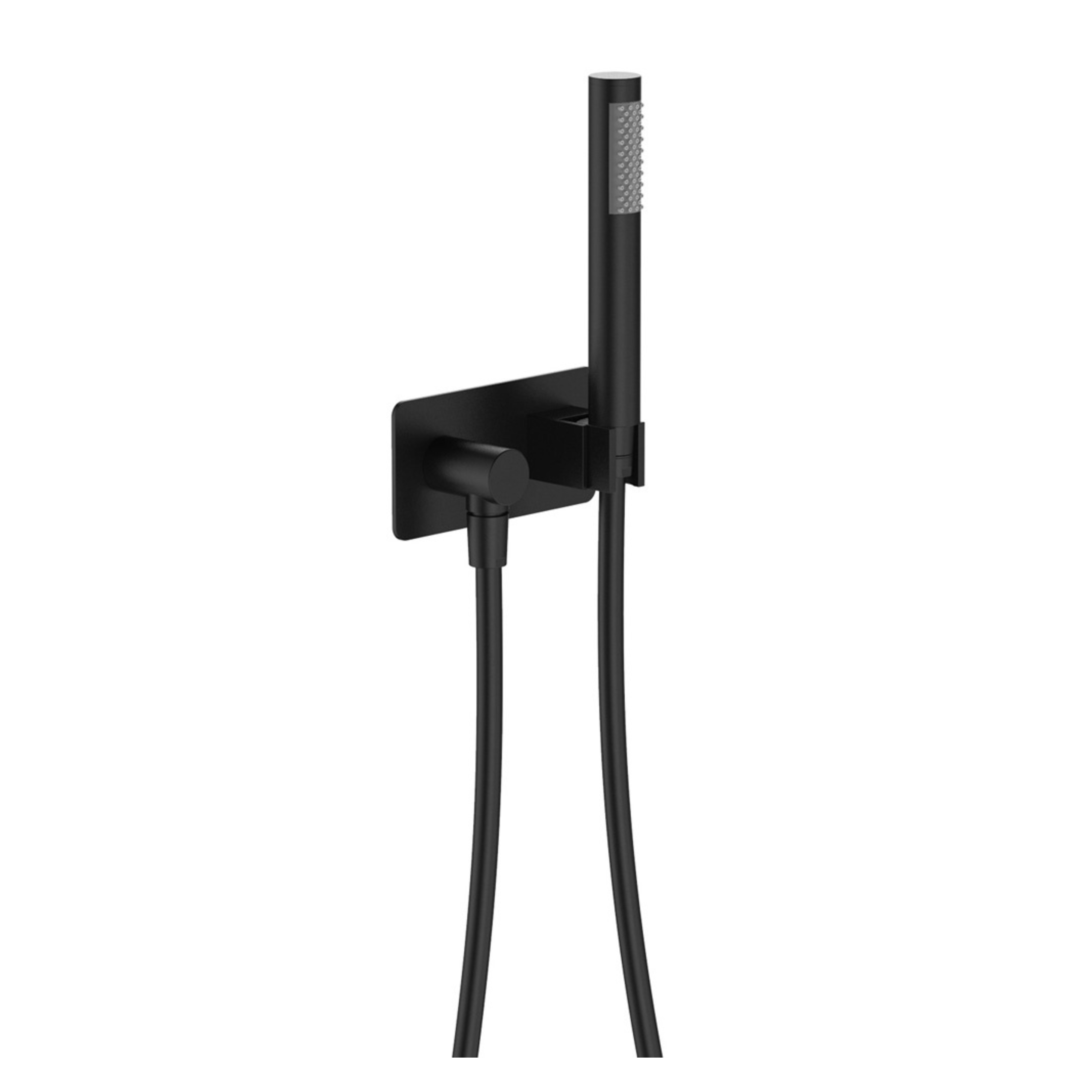 FIENZA HUSTLE RECTANGULAR PLATE HAND SHOWER MATTE BLACK
