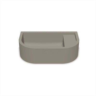 NOOD CO LOOP 01 ABOVE COUNTER / WALL HUNG BASIN OLIVE 440MM