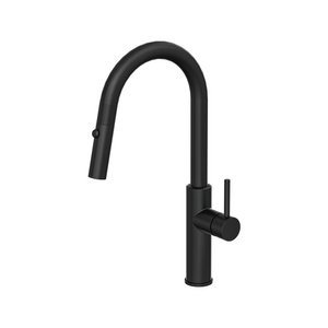 LINSOL HALO S2 PULL OUT SINK MIXER 440MM MATTE BLACK