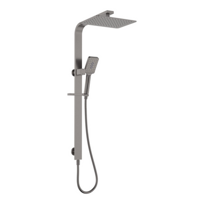 FIENZA TONO DELUXE TWIN SHOWER GUN METAL