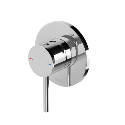 PHOENIX PINA SHOWER AND WALL MIXER WITH TRIM KIT AND BODY 90MM CHROME
