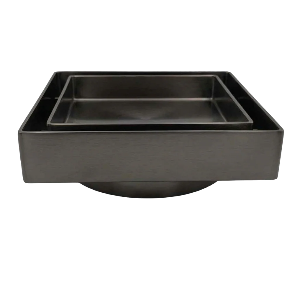 VEROTTI CITY LIFE TILE INSERT GUN METAL 100MM