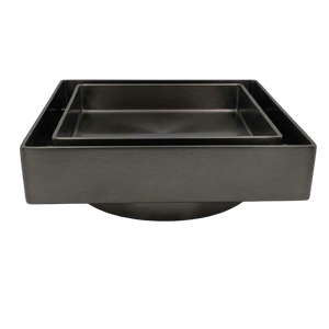 VEROTTI CITY LIFE TILE INSERT GUN METAL 100MM