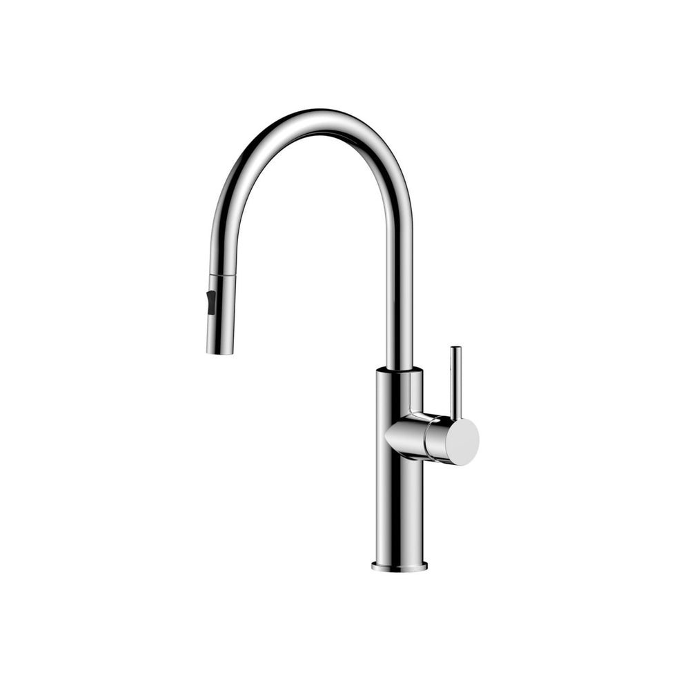 LINSOL HALO PULL OUT SINK MIXER 426MM CHROME