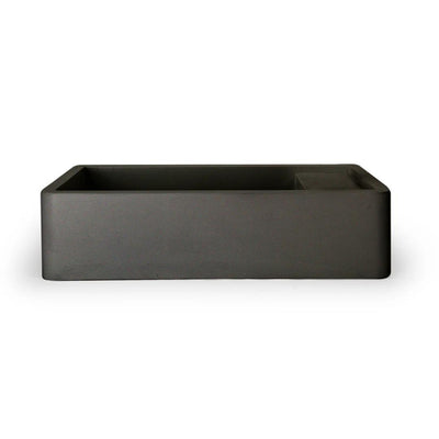 NOOD CO SHELF 01 ABOVE COUNTER / WALL HUNG BASIN CHARCOAL 440MM