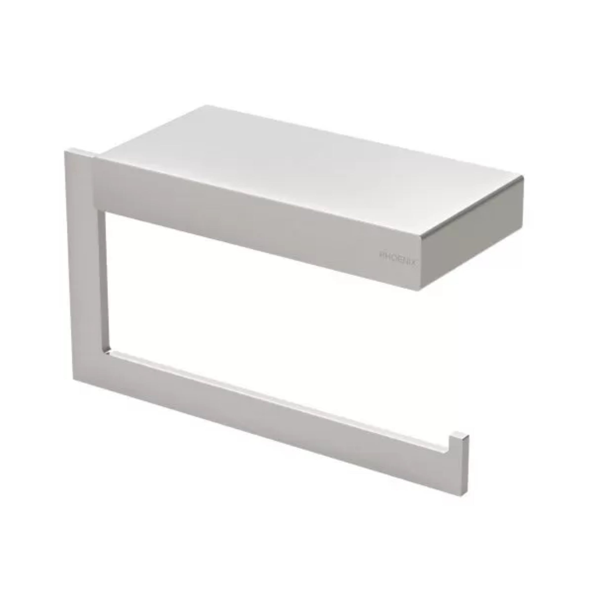 PHOENIX LEXI MKII TOILET ROLL HOLDER 185MM BRUSHED NICKEL
