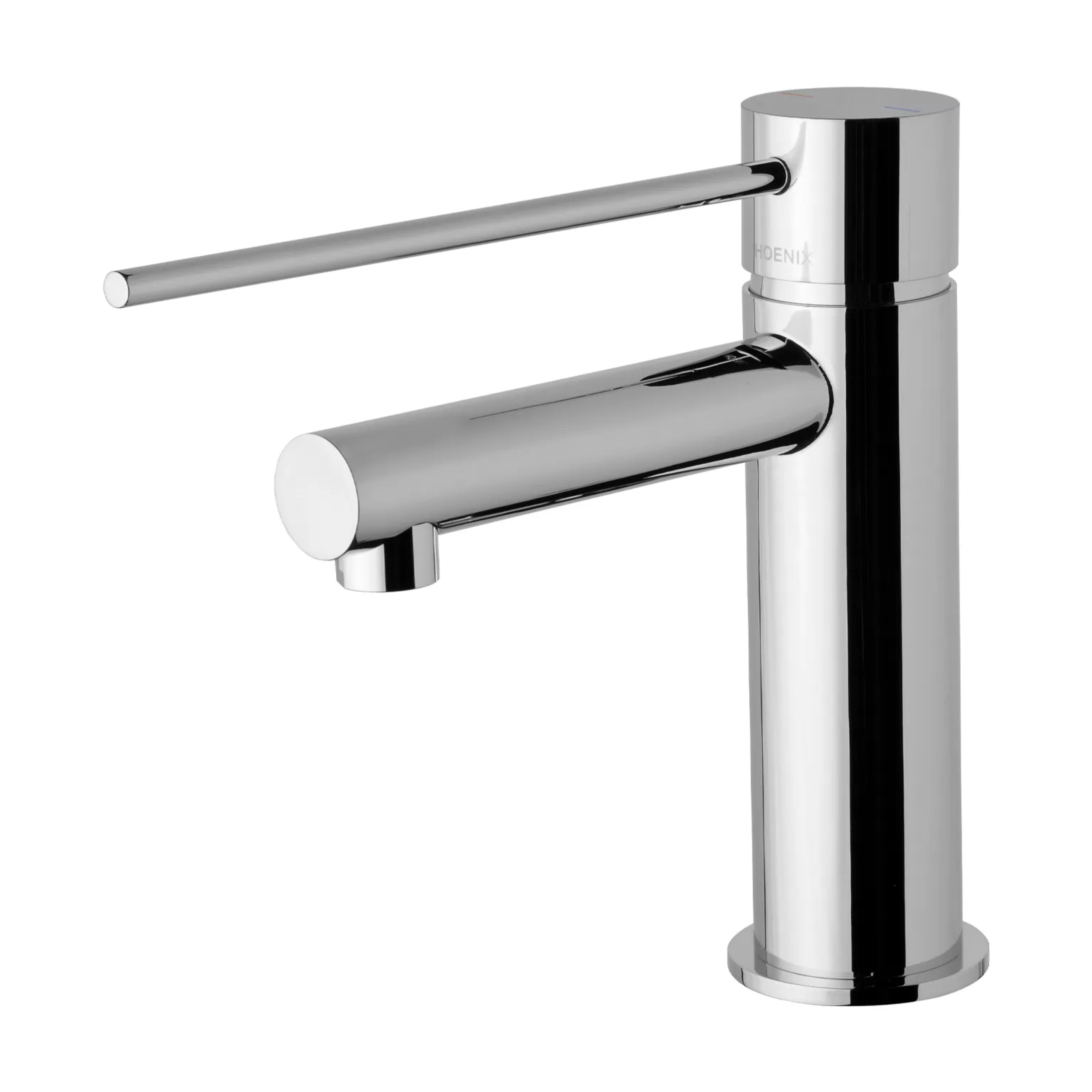 PHOENIX VIVID SLIMLINE LEAD FREE BASIN MIXER WITH EXTENDED LEVER 166MM CHROME