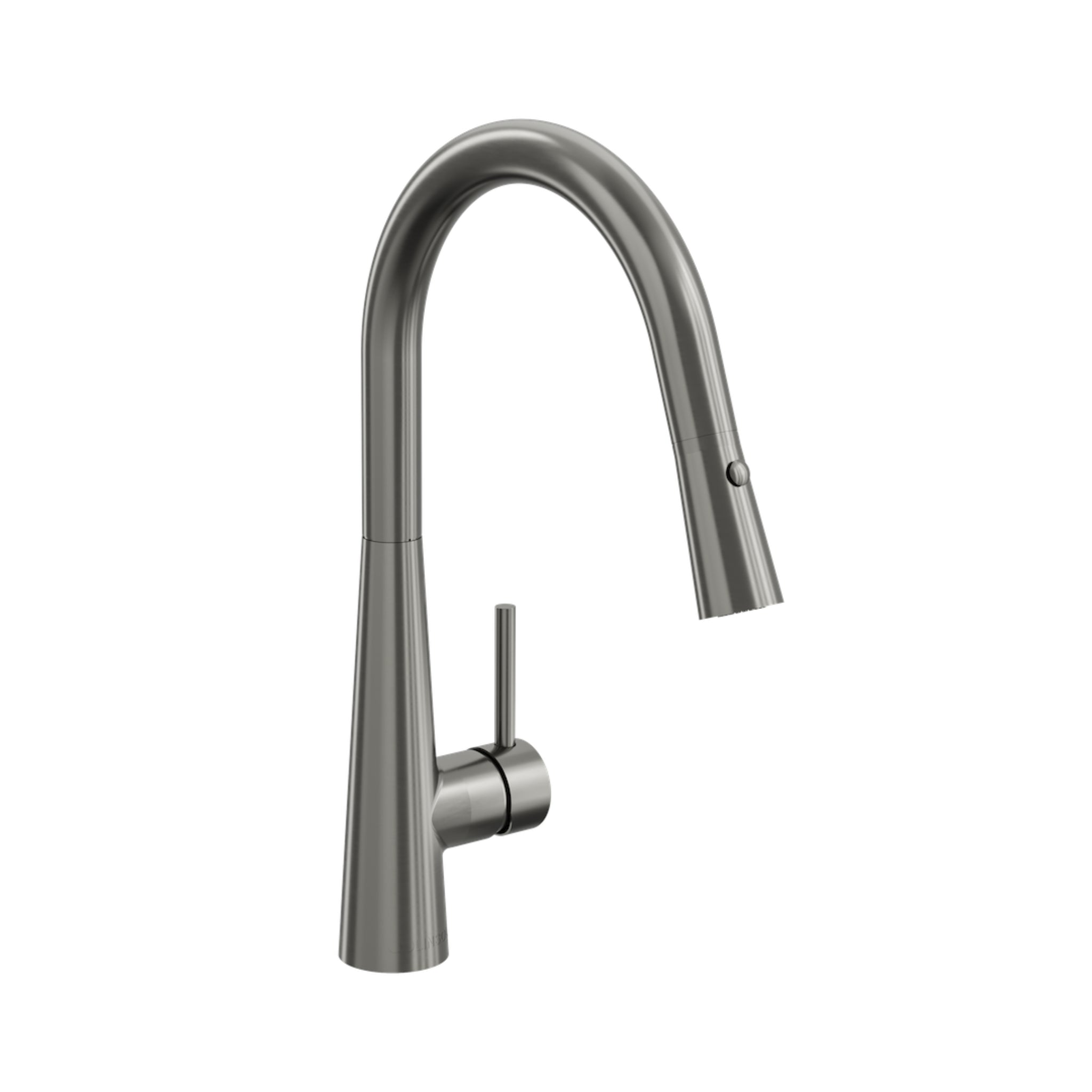 LINSOL KASHI LEAD FREE PULL OUT SINK MIXER 410MM GUN METAL
