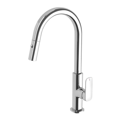 PHOENIX NUAGE LEAD FREE PULL-OUT SINK MIXER 200MM CHROME