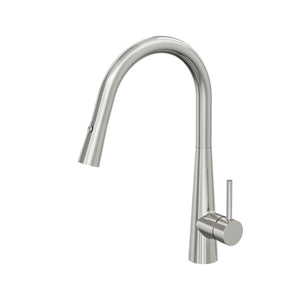 LINSOL KASHI PULL OUT SINK MIXER 410MM BRUSHED NICKEL