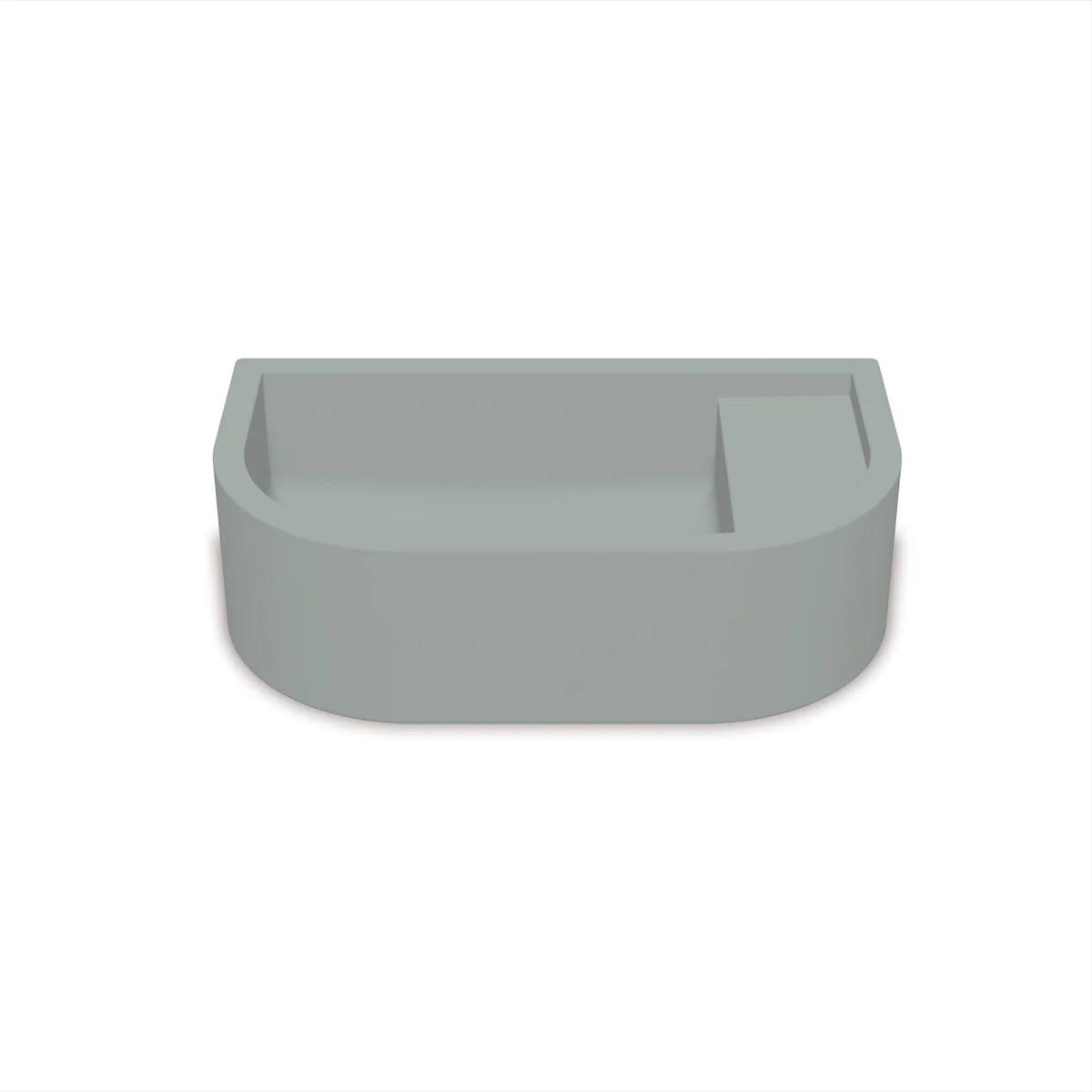 NOOD CO LOOP 01 ABOVE COUNTER / WALL HUNG BASIN ROWBOAT 440MM