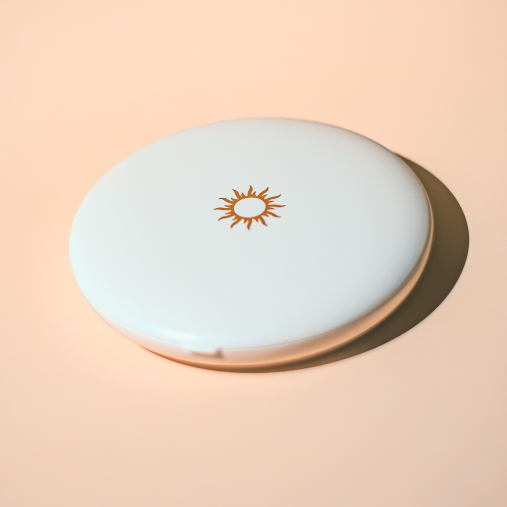 LUNARGLOW SOLARIS SMART UV COMPACT LED MIRROR 101.5X100MM