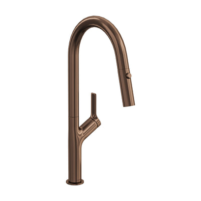 LINSOL TISH S2 LEAD FREE PULL OUT SINK MIXER 449MM BRUSHED COPPER