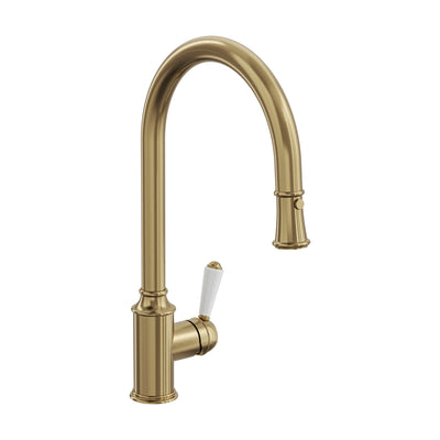 LINSOL TOMMY S2 PULL OUT SINK MIXER 439MM BRUSHED BRASS