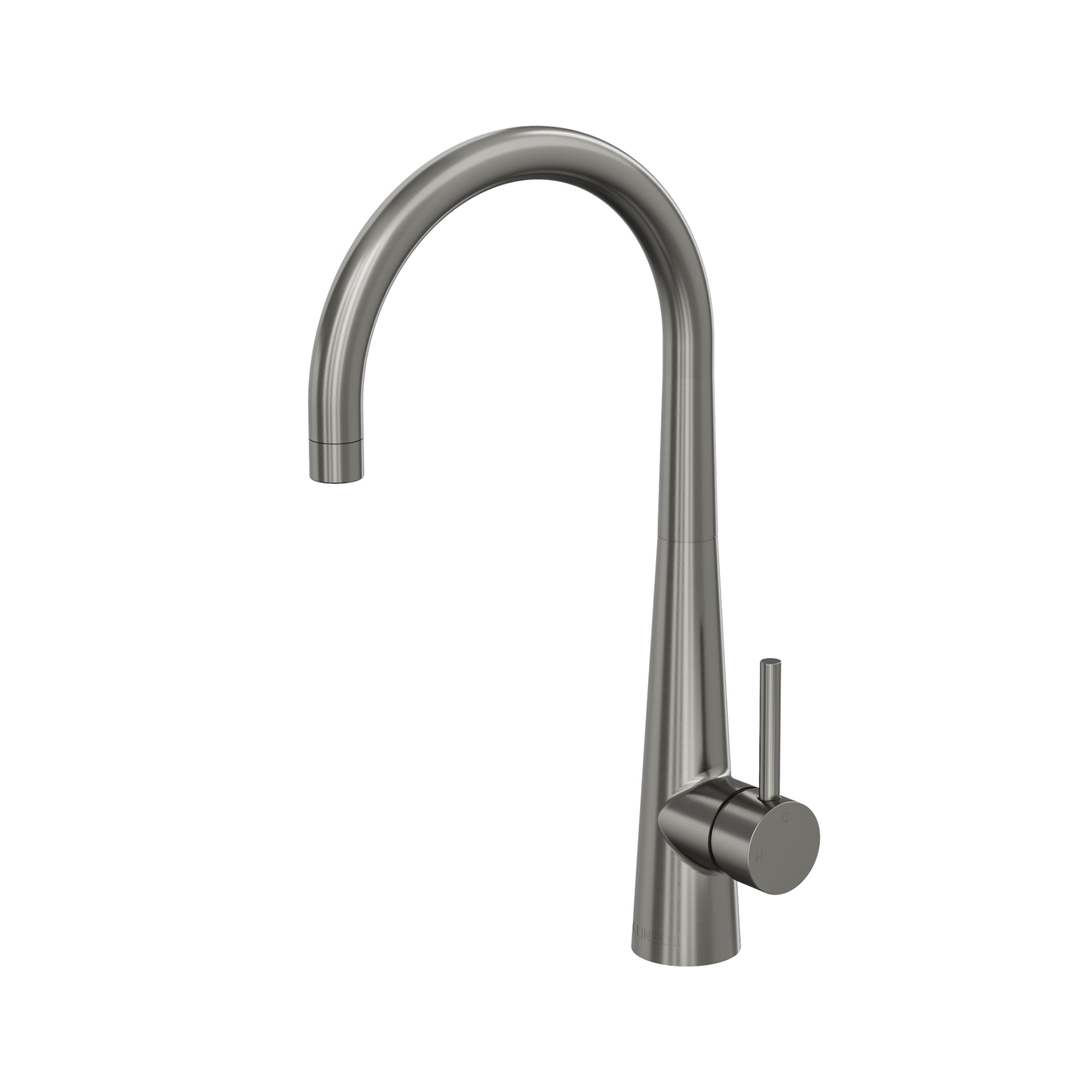 LINSOL KASHI LEAD FREE SINK MIXER 410MM GUN METAL