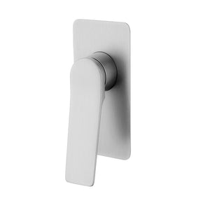 AQUAPERLA  RUSHY WALL MIXER 150MM BRUSHED NICKEL