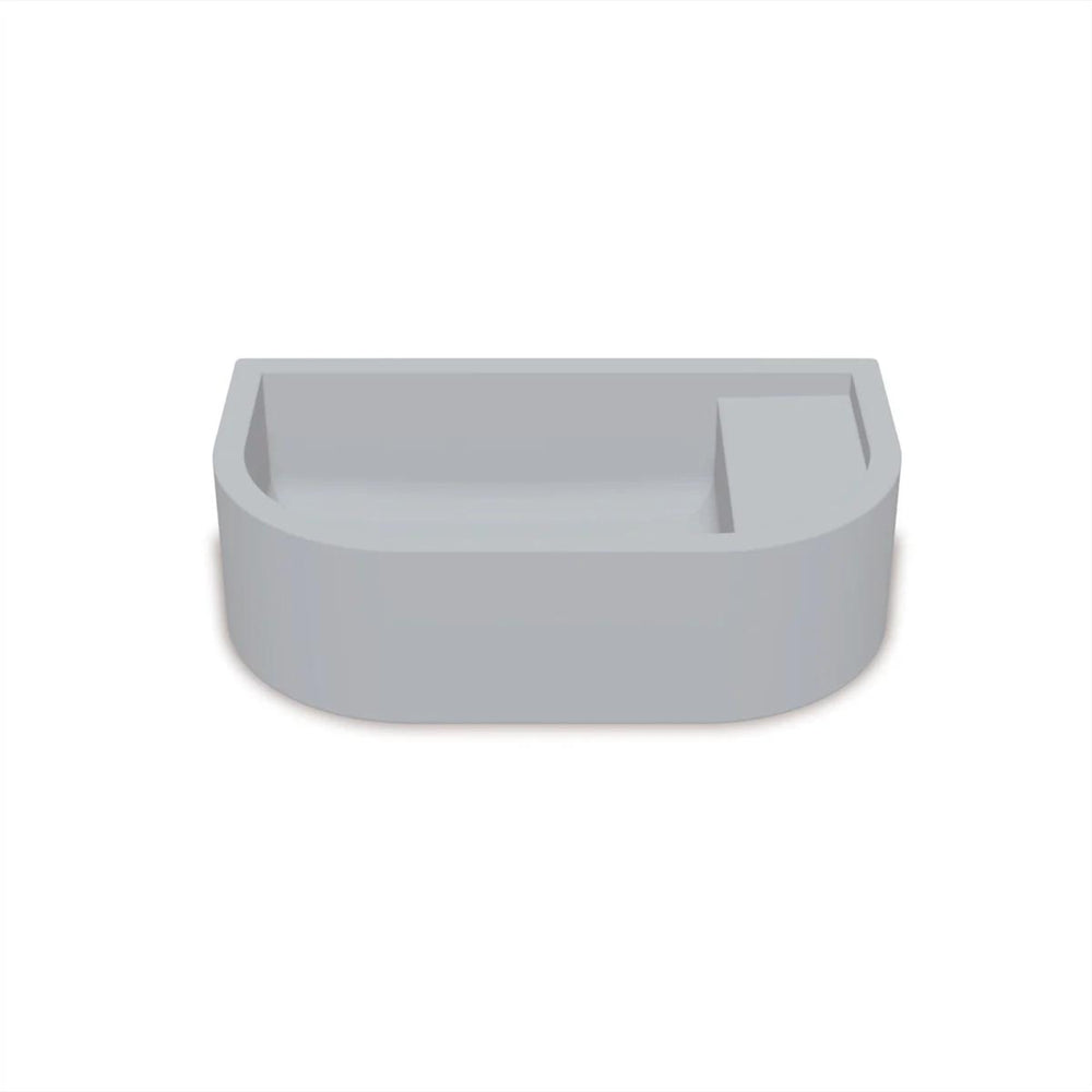 NOOD CO LOOP 01 ABOVE COUNTER / WALL HUNG BASIN POWDER BLUE 440MM