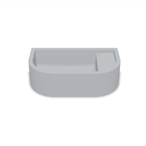 NOOD CO LOOP 01 ABOVE COUNTER / WALL HUNG BASIN POWDER BLUE 440MM