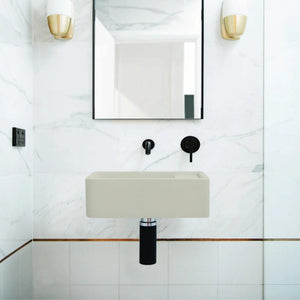 NOOD CO SHELF 01 ABOVE COUNTER / WALL HUNG BASIN MORNING MIST 440MM