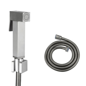 AQUAPERLA TOILET BIDET SPRAY KIT BRUSHED NICKEL 111MM