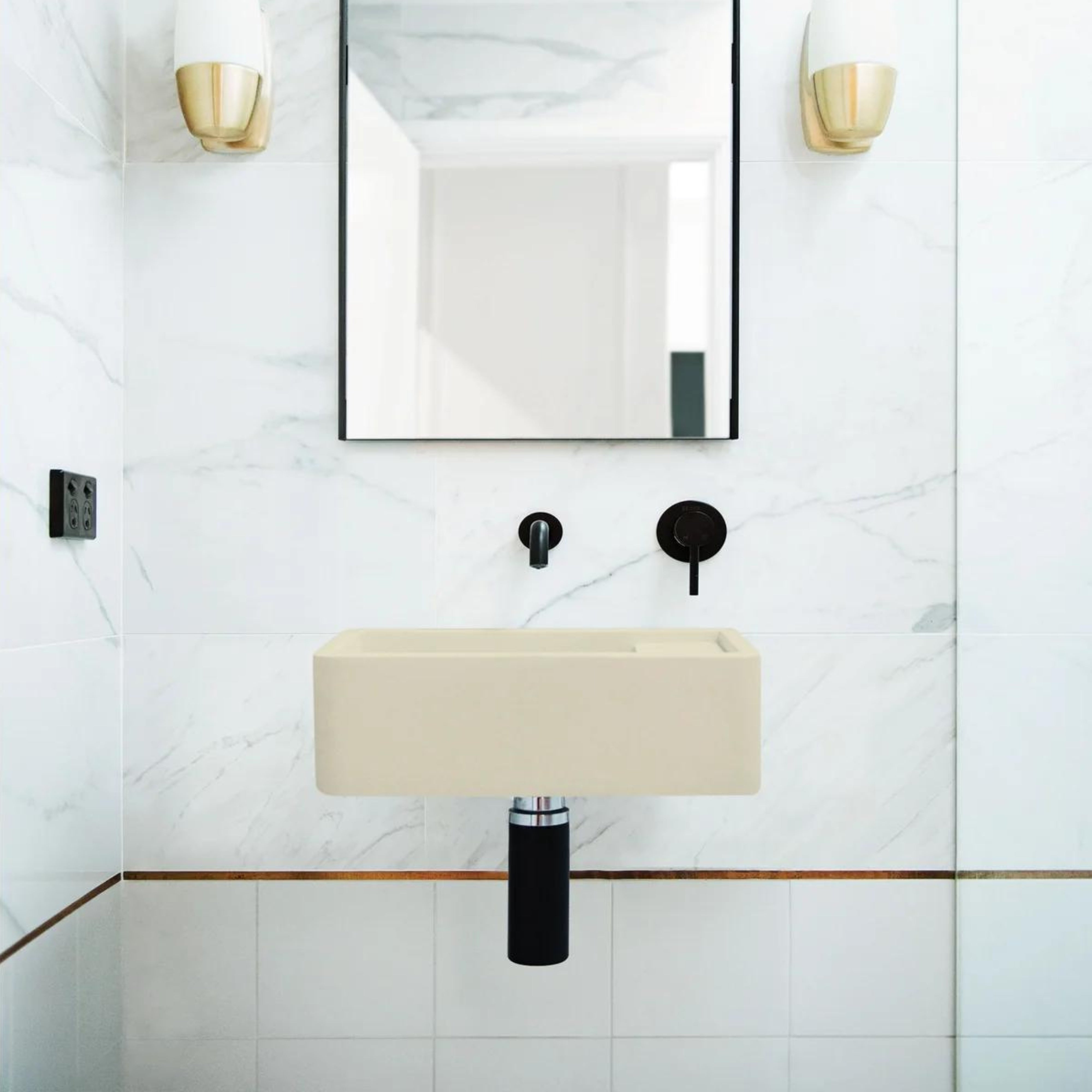 NOOD CO SHELF 01 ABOVE COUNTER / WALL HUNG BASIN NOOD 440MM
