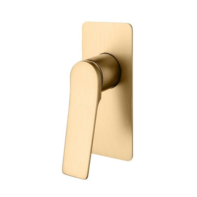 NORICO RUSHY WALL MIXER 150MM BRUSHED BRASS