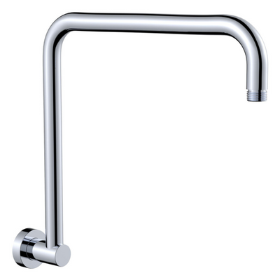 FIENZA ROUND FIXED GOOSENECK SHOWER ARM 322MM CHROME