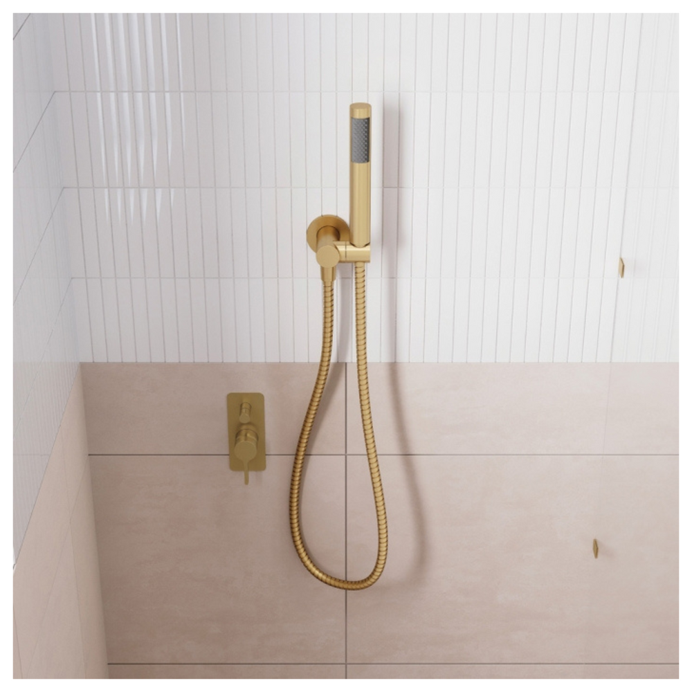 FIENZA ISABELLA ROUND PLATE HAND SHOWER URBAN BRASS