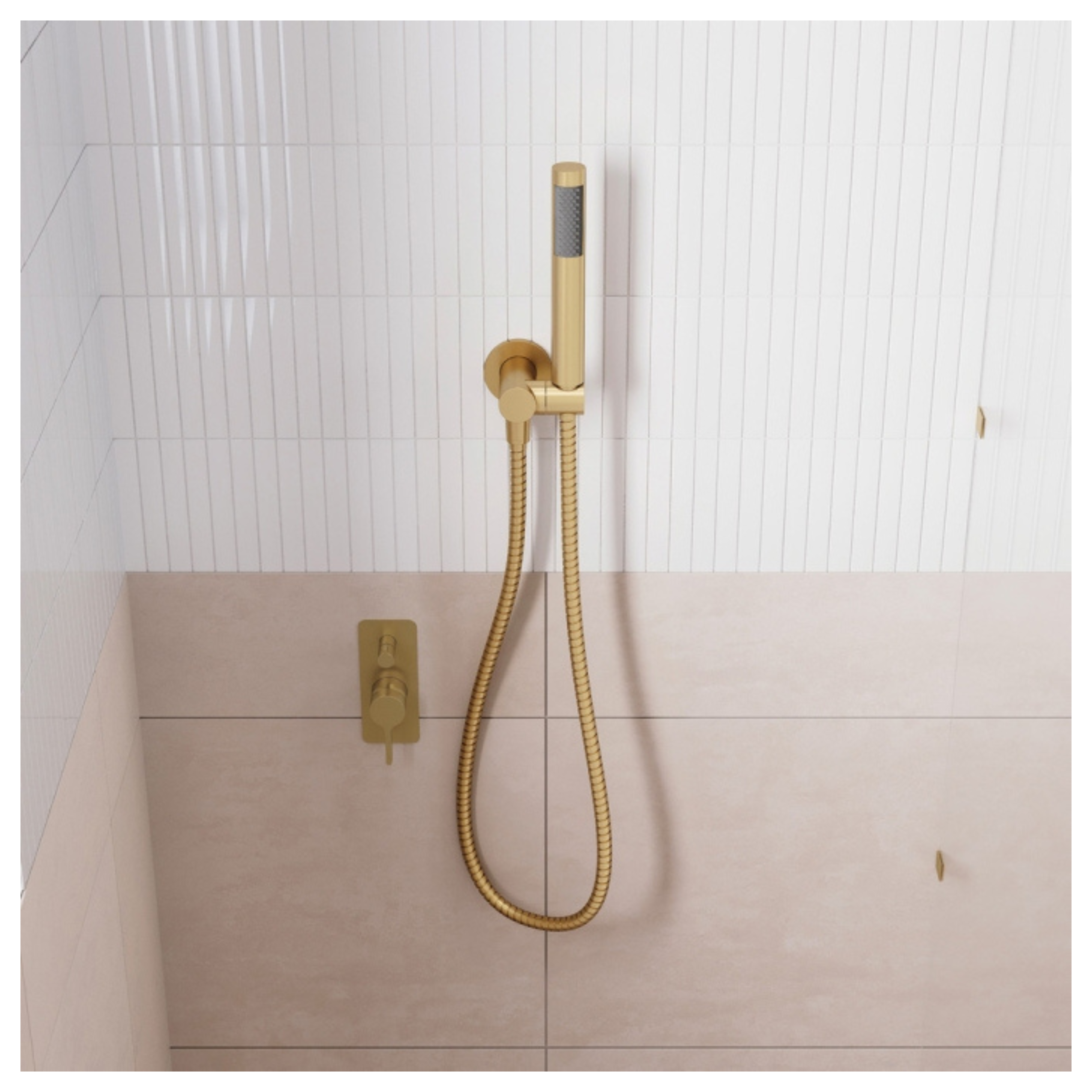 FIENZA ISABELLA ROUND PLATE HAND SHOWER URBAN BRASS