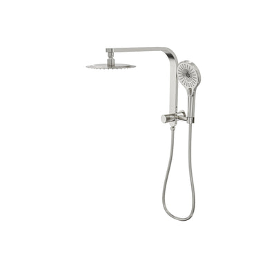 LINSOL OCEANJET TWIN SHOWER SYSTEM BRUSHED NICKEL