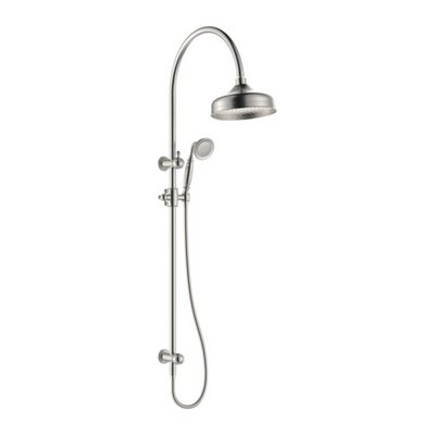 FIENZA LILLIAN TWIN SHOWER BRUSHED NICKEL