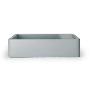 NOOD CO SHELF 01 ABOVE COUNTER / WALL HUNG BASIN POWDER BLUE 440MM