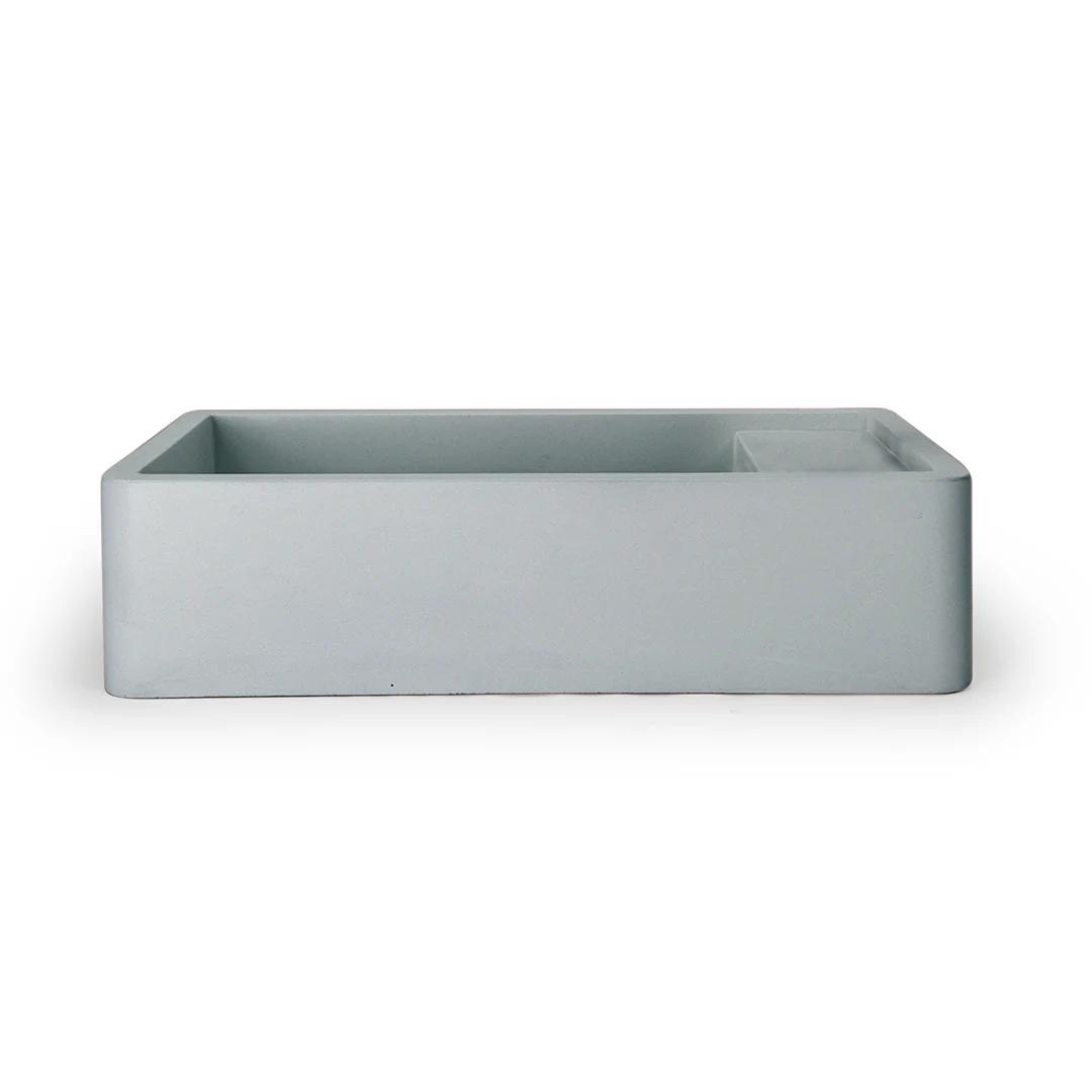 NOOD CO SHELF 01 ABOVE COUNTER / WALL HUNG BASIN POWDER BLUE 440MM