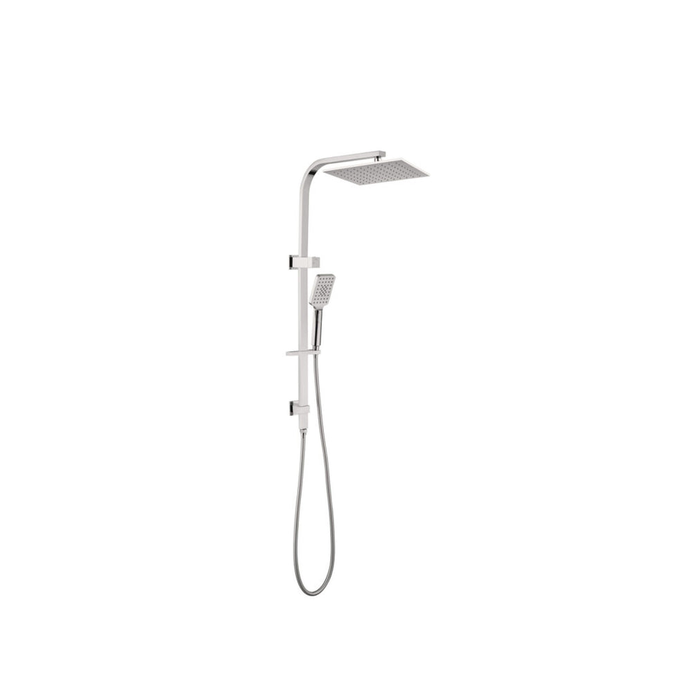 NERO CELIA TWIN SHOWER 837MM BRUSHED NICKEL