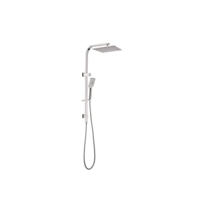 NERO CELIA TWIN SHOWER 837MM BRUSHED NICKEL