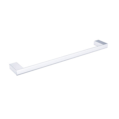 NERO CELIA NON-HEATED SINGLE TOWEL RAIL CHROME (AVAILABLE IN 600MM AND 800MM)