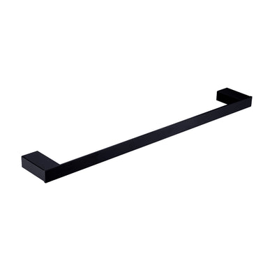 NERO CELIA NON-HEATED SINGLE TOWEL RAIL MATTE BLACK (AVAILABLE IN 600MM AND 800MM)