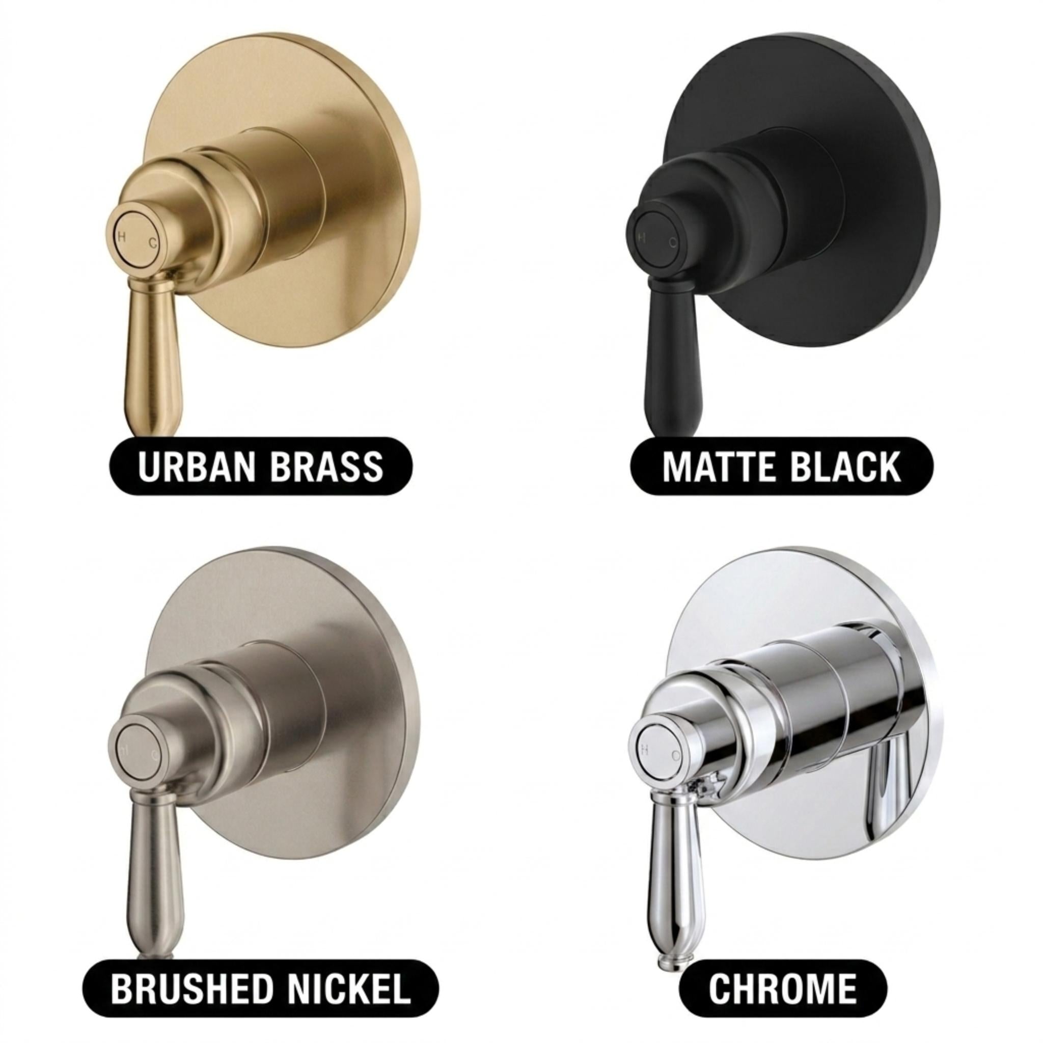 FIENZA ELEANOR WALL MIXER URBAN BRASS