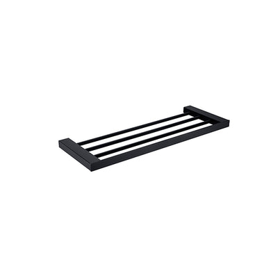 NERO CELIA NON-HEATED TOWEL RACK 600MM MATTE BLACK