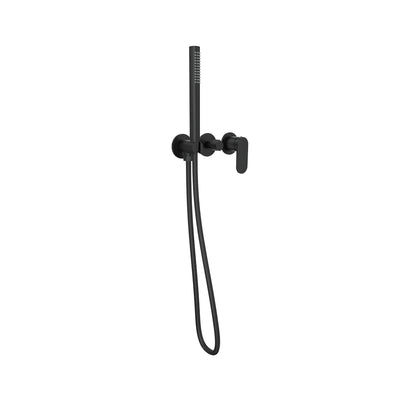 LINSOL CAPO 3-PLATE WALL MIXER WITH HAND SHOWER MATTE BLACK