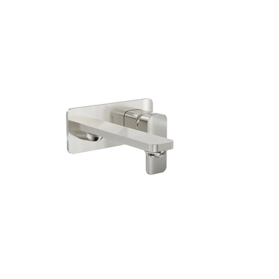 LINSOL ZIA WALL BASIN / BATH MIXER 175MM  BRUSHED NICKEL