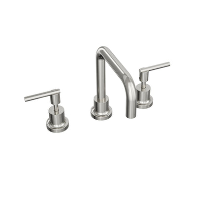 LINSOL TRE LEVER HANDLE BASIN SET BRUSHED NICKEL