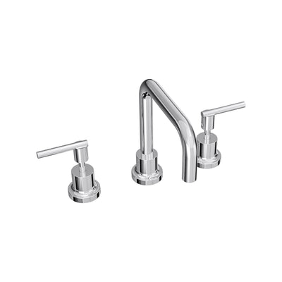 LINSOL TRE LEVER HANDLE BASIN SET CHROME