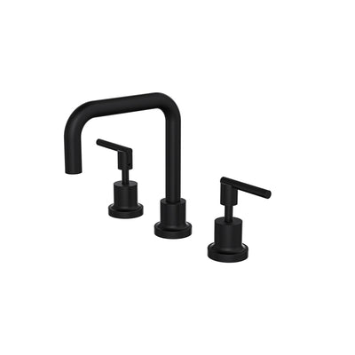 LINSOL TRE LEVER HANDLE BASIN SET MATTE BLACK
