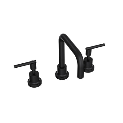 LINSOL TRE LEVER HANDLE BASIN SET MATTE BLACK