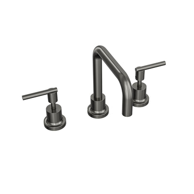 LINSOL TRE LEVER HANDLE BASIN SET GUN METAL